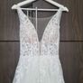 A Line Wedding Dress and Veil Image 8