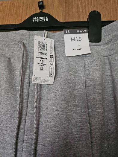 Grey cargo joggers size 18