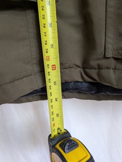 Brave Soul Womens Khaki Hooded Parka Coat Faux Fur Trim Size 12 Outdoor