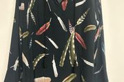 Comma long sleeved blouse with flared sleeves