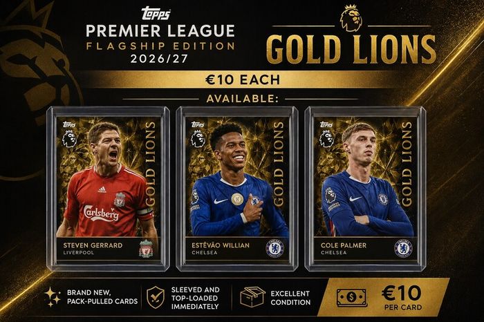 Topps Premier League Flagship Edition 2026/27 Gold Lions