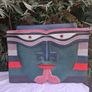 Wooden Tribal Indinesian Rainbow Vayu Face Image 3
