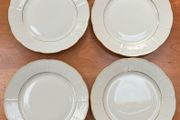 4 Side Plates, Vintage Dinnerware by Thun, Czechoslovakia