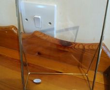 Vintage Brass/Glass Picture Frame