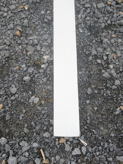 Skirting board MDF beveled white primed 100mm chamfered