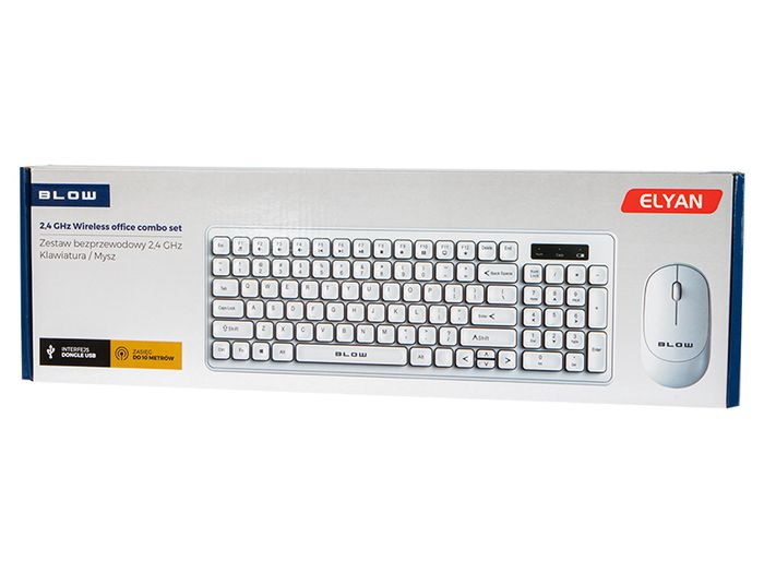 New Elyan USB 2.4 GHz Wireless PC Computer Keyboard + Mouse Combo Set #1214