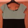 Ladies Dress Size 16 Green and Black Image 3