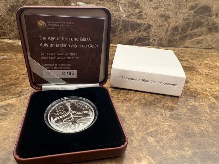 Ha'penny Bridge 10 Euro Silver Coin