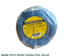 General  Purpose Coil Rope 8mm / 220m - Blue