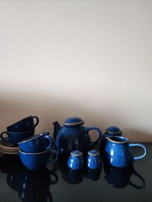 Imperial blue tea set - 12 pieces