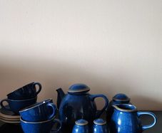 Imperial blue tea set - 12 pieces
