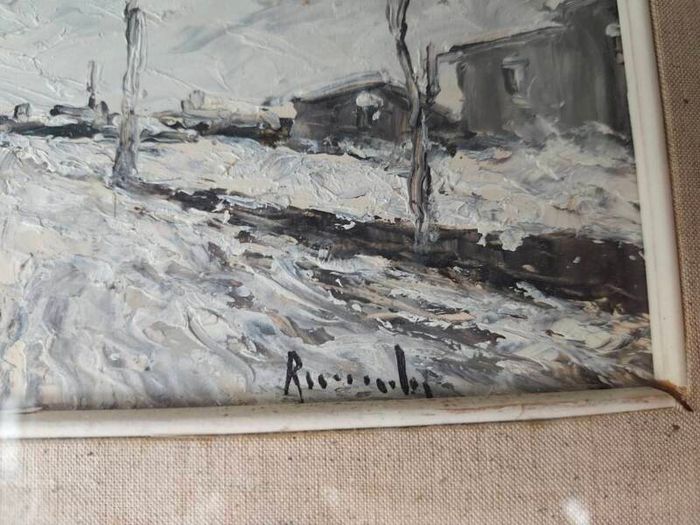 Two oil paintings