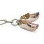 Vintage 925 Sterling Silver Chain & 835 Silver Dutch Clogs Charms Image 6