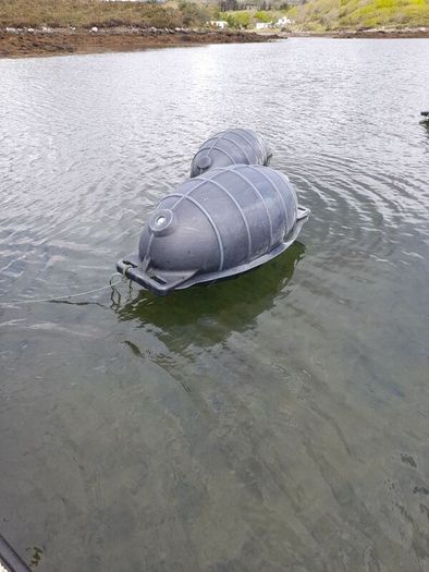 Mussel line floats