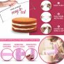 200 PCs Cake Decorating Kit with Cake Turntable- Cake Leveler- 55 Numbered Piping Tips & Nozzles with Pattern Chart & E-Book Image 6