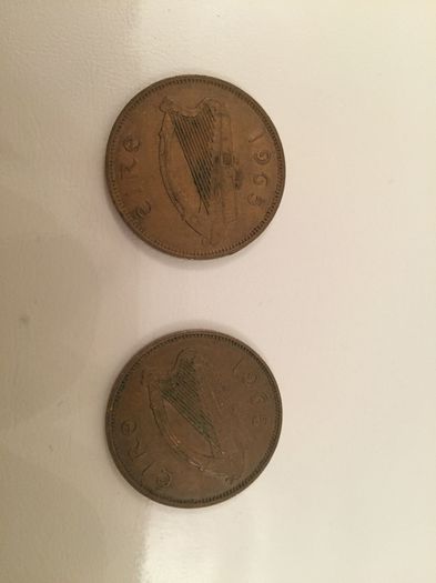 1941-1967 Irish halfpenny's