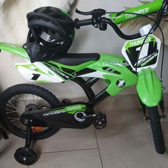 Kids bike and helmet (brand new)