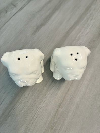 Bulldog Salt & Pepper Shakers