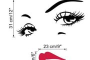 Lip vinyl sticker