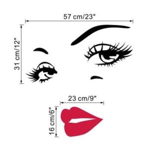 Lip vinyl sticker