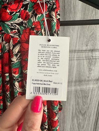 BNWT Zibi London Dress UK 12