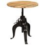 Bar Table Solid Mango Wood 75x(76-110) cm Image 5