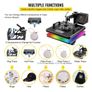 Heat Press Machine, 15 x 15 Inch, 5 in 1 Combo Swing Away T-Shirt Sublimation Transfer Printer Image 4