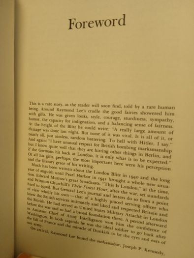 The London Observer: The Journal of General Raymond E. Lee 1940-1941 Edited by James Leutze (LP102)