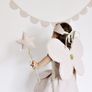 100% Linen Fairy Dress, Crown & Wings + Matching Garland Image 5