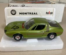 Alfa Romeo Montreal Year 1975 Scale 1/25 Polistil rare