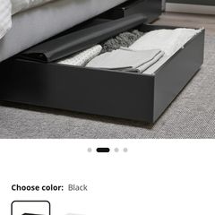 Ikea Vardo under the bed storage on wheels