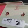 NEW Ted Baker Gold color Star inside flower with sparkling stones earrings RRP 45 euro NEW & BOXED Image 4