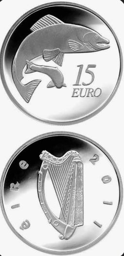 2011 Silver Proof Salmon Coin