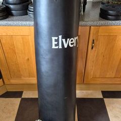 punch bag and gloves