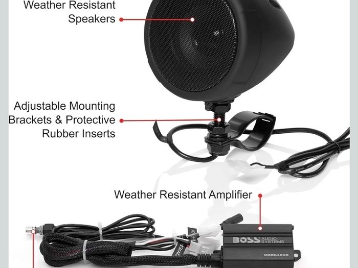 motorcycle speakers