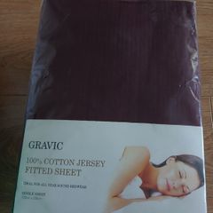 Single fitted bed sheet 100% cotton