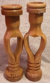 Nice wooden tealight candle holders