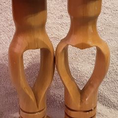 Nice wooden tealight candle holders