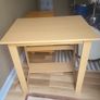 light oak coloured computer desk Image 2