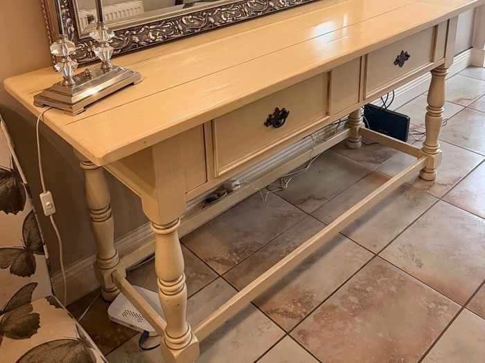 Stunning solid cream sideboard