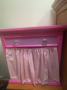 Unique Girls bedside locker/ Dolls Wardrobe