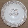 Antique Brown Transferware Ironstone Bowl Image 2