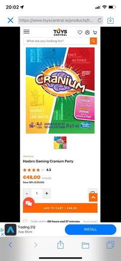 Brand new unopened Cranium game