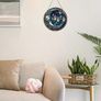 3in1 Matching Set: Grey Persian Style Rug + Home Decoration + Small Lamp Image 8