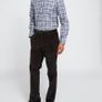 Mens Charcoal Regular Fit Stretch Cords W38 L35 Image 4