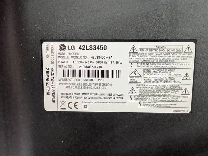 Lg 42" Full Hd Led Tv (42ls3450)