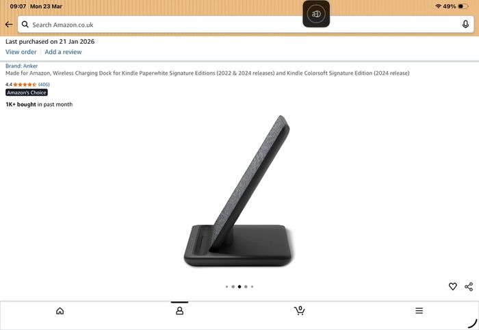 Kindle Wireless Charger