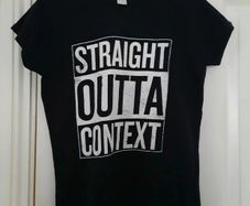Ladies 'Straight out of Context' T-Shirt