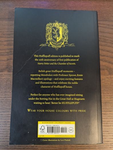 Harry Potter and the Chamber of Secrets - Hufflepuff Edition