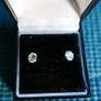 Vintage Sterling Silver 925 Earrings 0,9g Image 2
